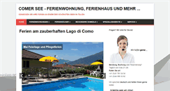 Desktop Screenshot of comersee-ferienwohnungen.de