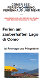 Mobile Screenshot of comersee-ferienwohnungen.de